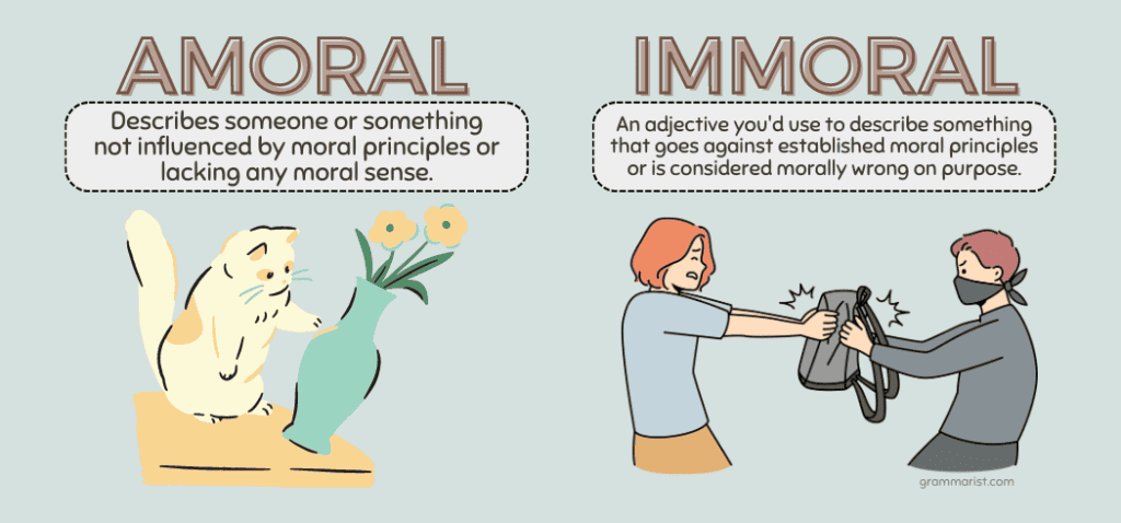 Amoral vs. Immoral Whats the Difference