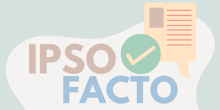 Ipso Facto Meaning Examples 2