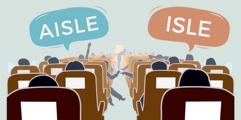 Isle or Aisle Usage Difference Meaning 2