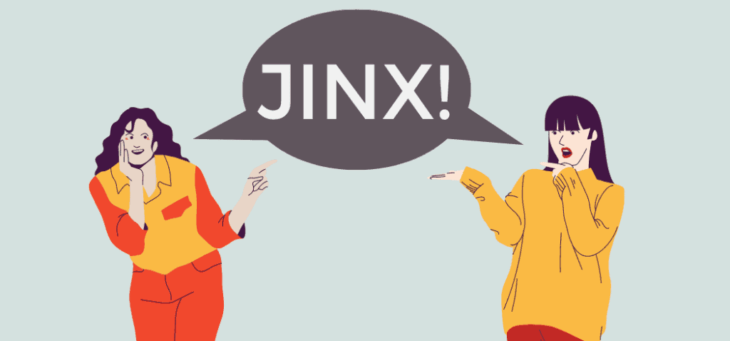 Learn English - Jinx (Noun)⠀ ⠀ Meaning: a person or thing that brings bad  luck; curse;a person or thing that brings bad luck; curse ⠀ Example: With  his victory, he felt that