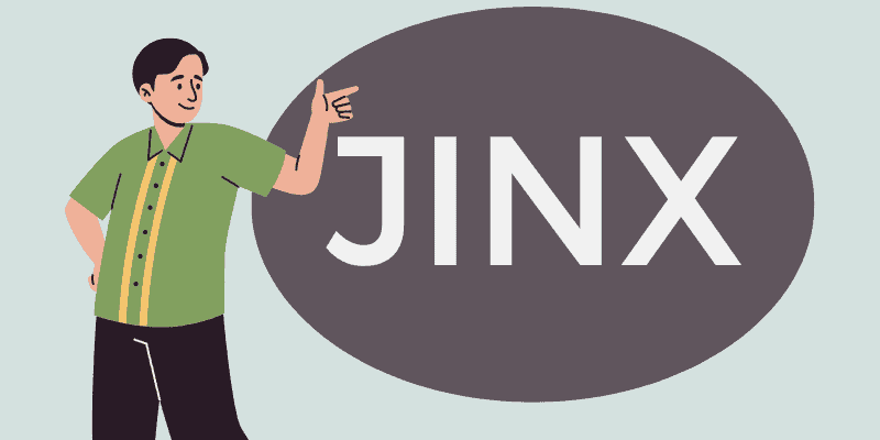 Learn English - Jinx (Noun)⠀ ⠀ Meaning: a person or thing that brings bad  luck; curse;a person or thing that brings bad luck; curse ⠀ Example: With  his victory, he felt that