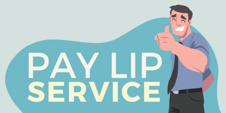 Pay Lip Service Idiom Origin Meaning 2