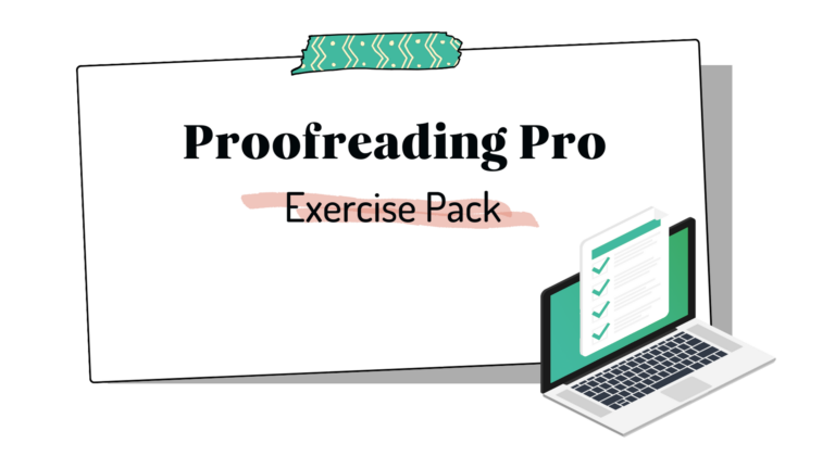 Proofreading Pro Exercise Pack Featured Image