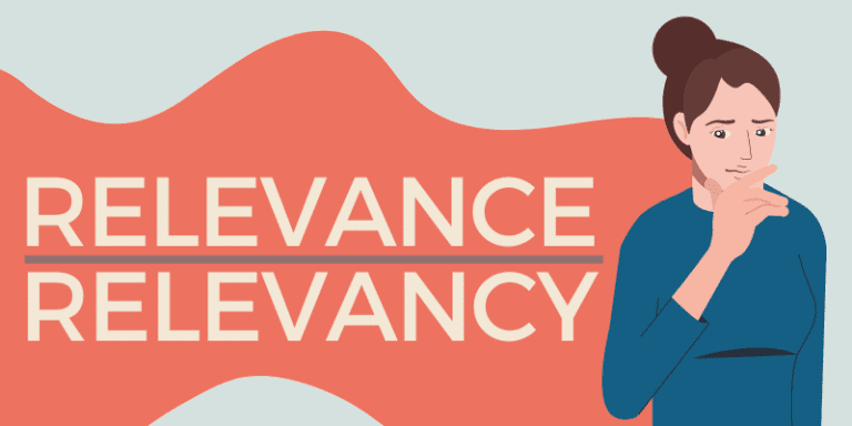 Relevancy vs. Relevance Usage Difference Meaning 1