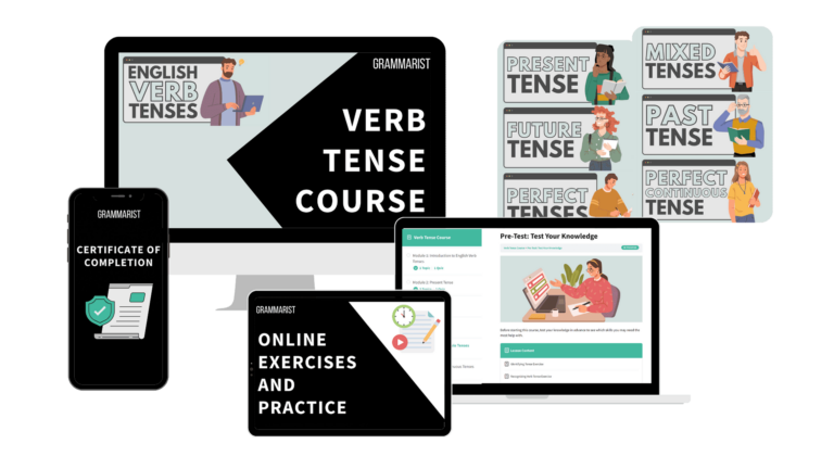 Verb Tense Course Featured Image