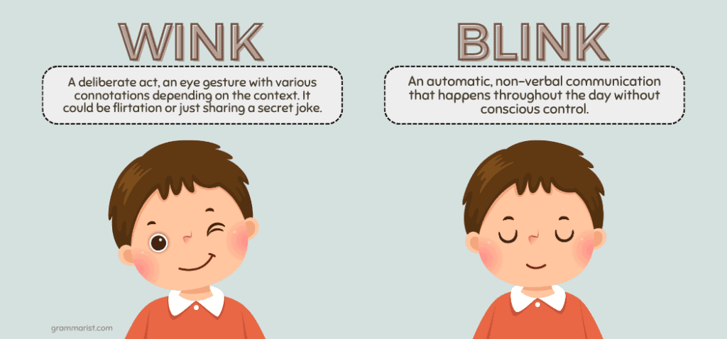 Wink vs. Blink Whats the Difference