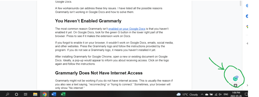 You Havent Enabled Grammarly 1 1