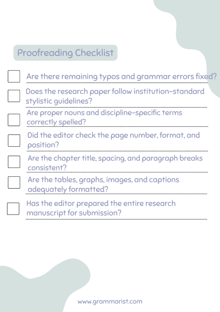 https grammarist.com editing how to edit a book tips checklist 3 1
