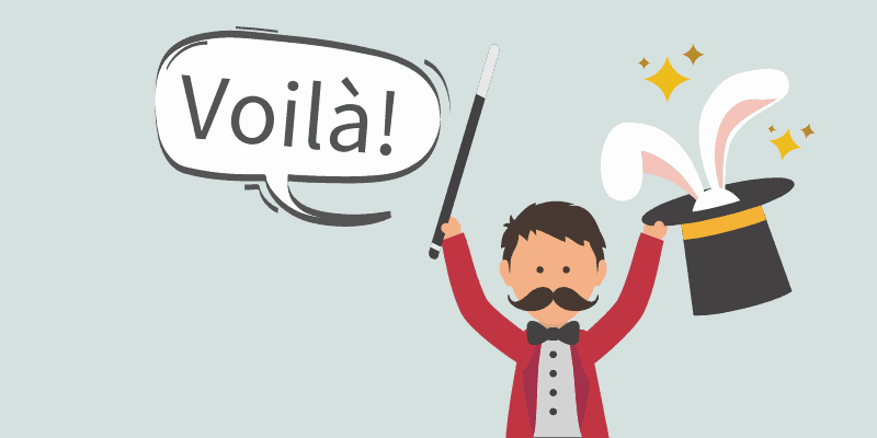 What Does Voilà Mean? - Spelling & Examples