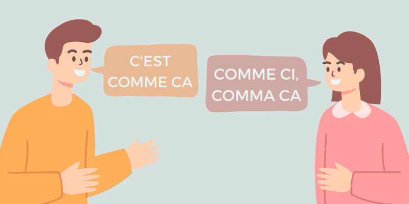 C'est Comme Ca vs. Comme Ci, Comme - Meaning in English
