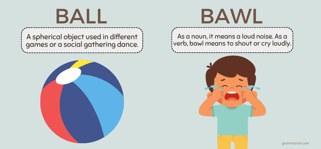 ball-vs-bawl-and-balling-vs-bawling-difference-meaning