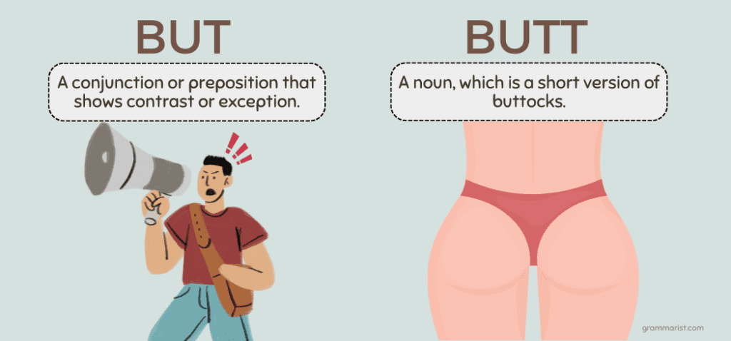 httpsgrammarist.comhomophonesbut vs butt